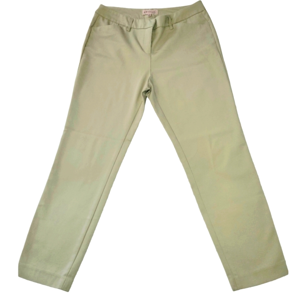 Philosophy Cotton Blend Camel Chino Size 8 Ankle Pants NWOT